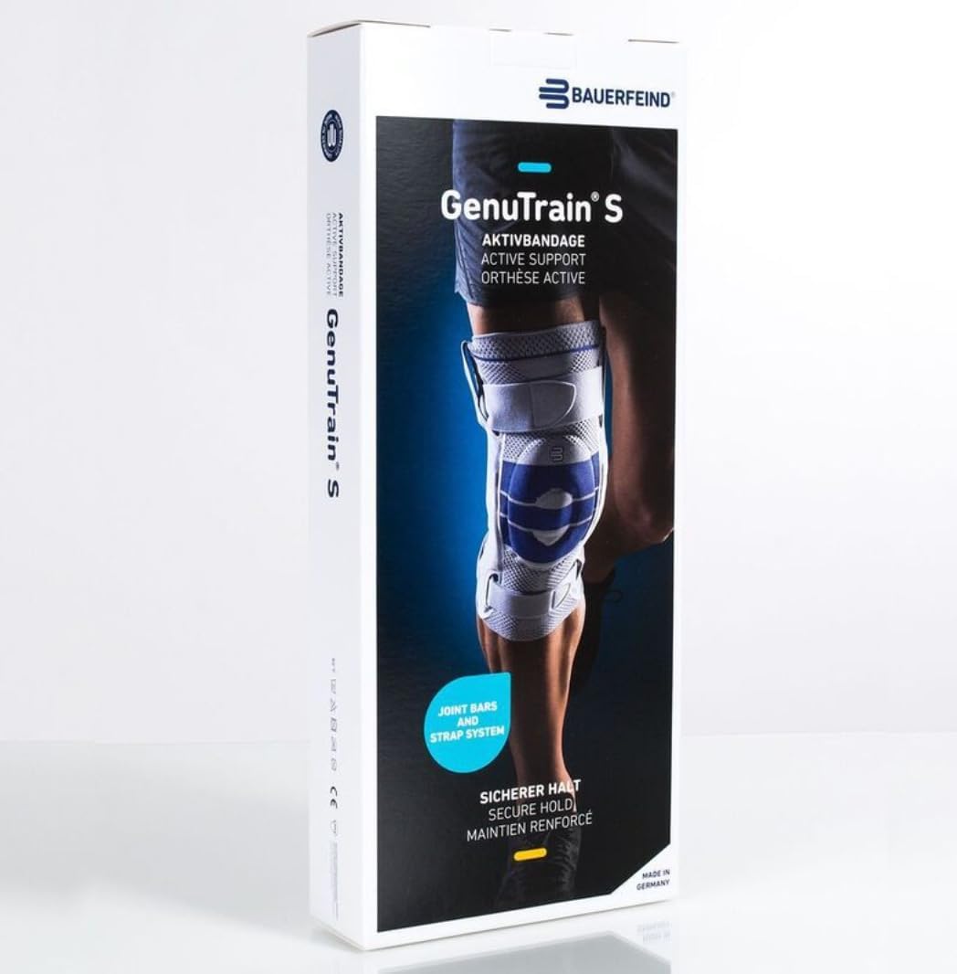 [Color] hinged knee brace with neoprene support and elastic straps for advanced knee stability — view 4