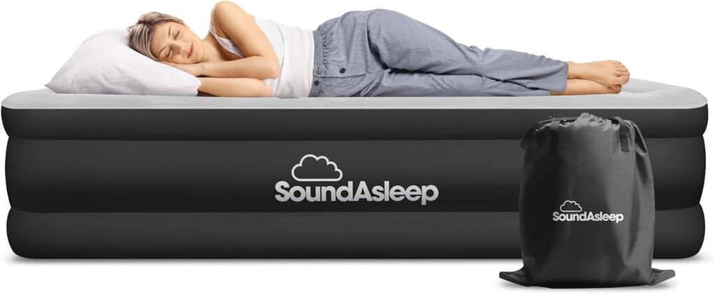 Queen Air Mattress with Built-in Pump for Camping 2026