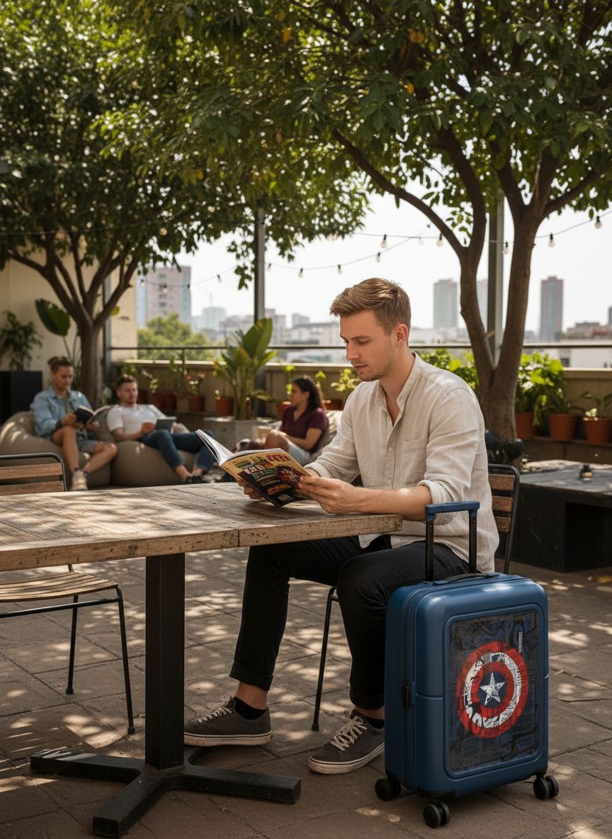 [Color] hardshell carry-on suitcase with expandable design and TSA-approved lock — view 2