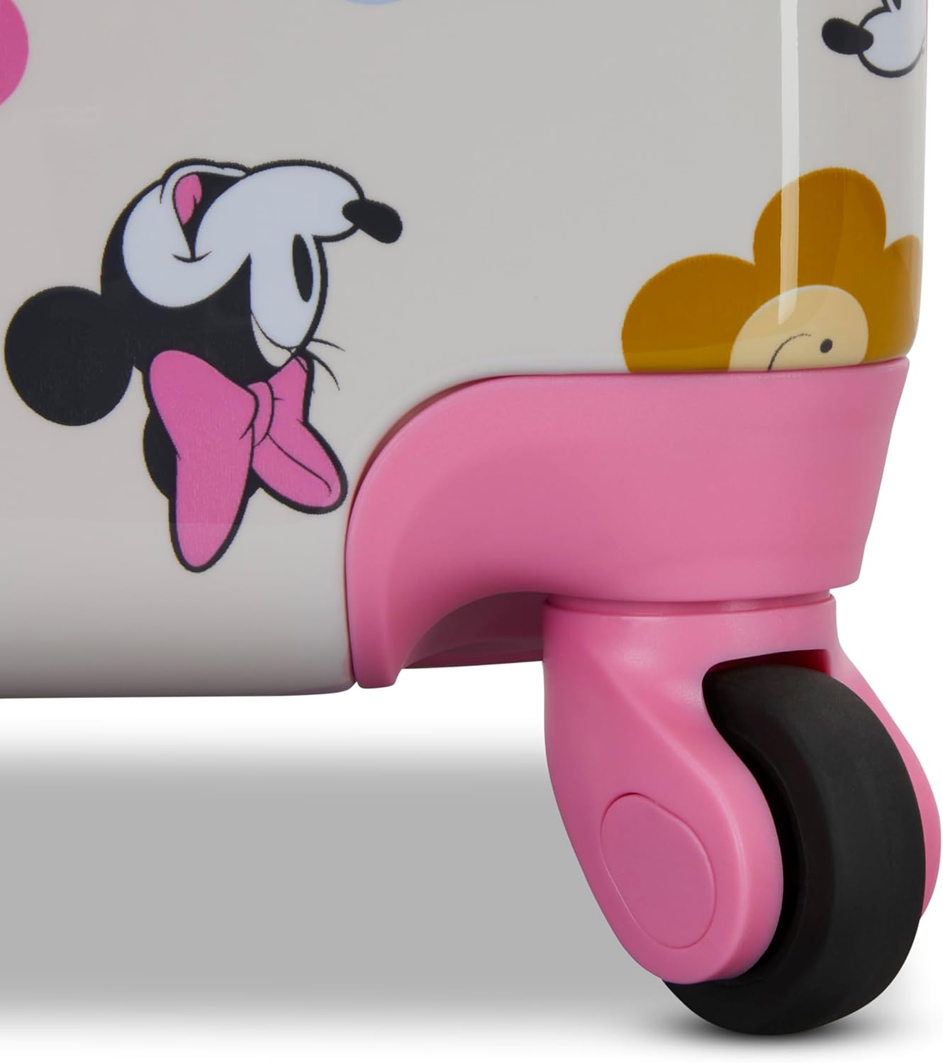 [Color] Minnie Mouse hardshell carry-on suitcase with spinner wheels and expandable storage for family travel — view 4