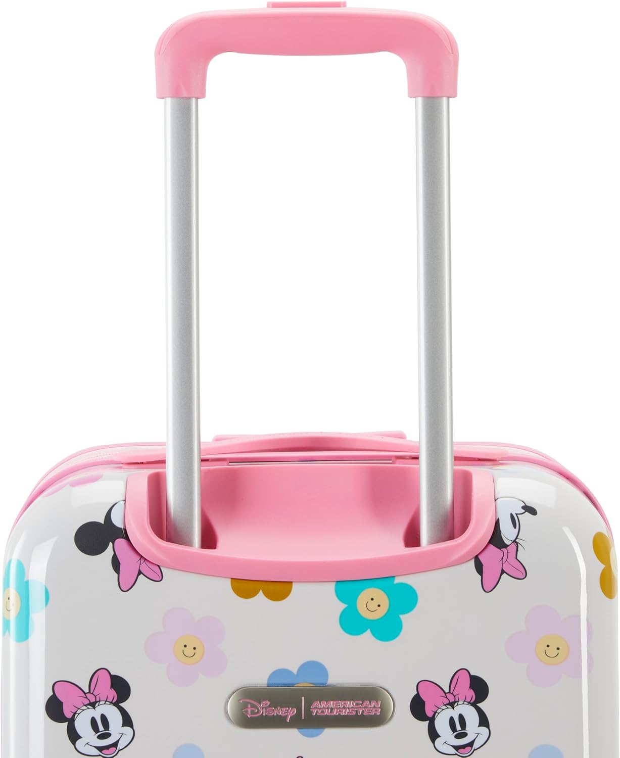 [Color] Minnie Mouse hardshell carry-on suitcase with spinner wheels and expandable storage for family travel — view 2