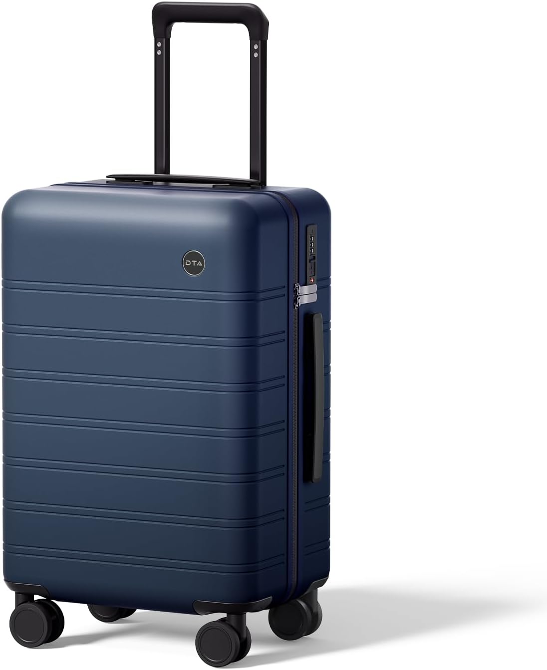 [Color] polycarbonate hardshell carry-on suitcase with 360 spinner wheels and TSA lock — view 1