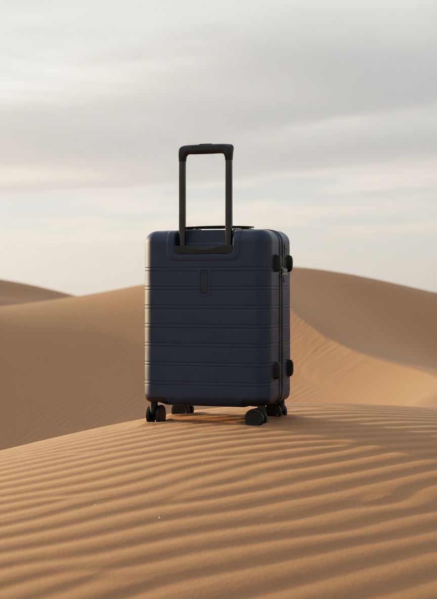 [Color] polycarbonate hardshell carry-on suitcase with 360 spinner wheels and TSA lock — view 2
