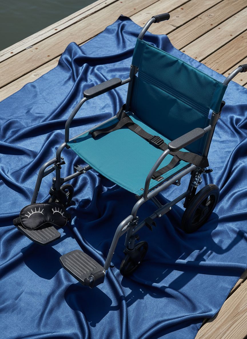 {{color}} folding steel transport wheelchair with {{wheel_size}}-inch wheels and microban-treated {{upholstery_color}} upholstery — view 7a