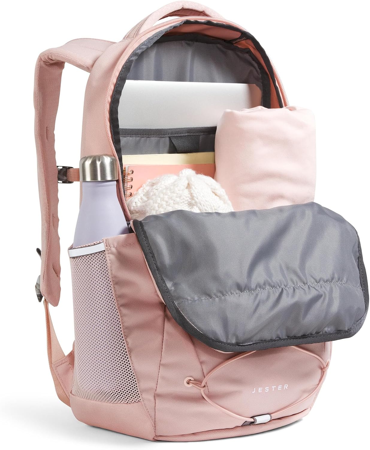 [Color] water-repellent laptop backpack with padded laptop sleeve and ballistic nylon construction — view 2