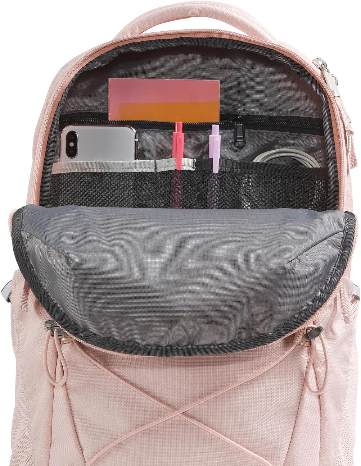 [Color] water-repellent laptop backpack with padded laptop sleeve and ballistic nylon construction — view 3