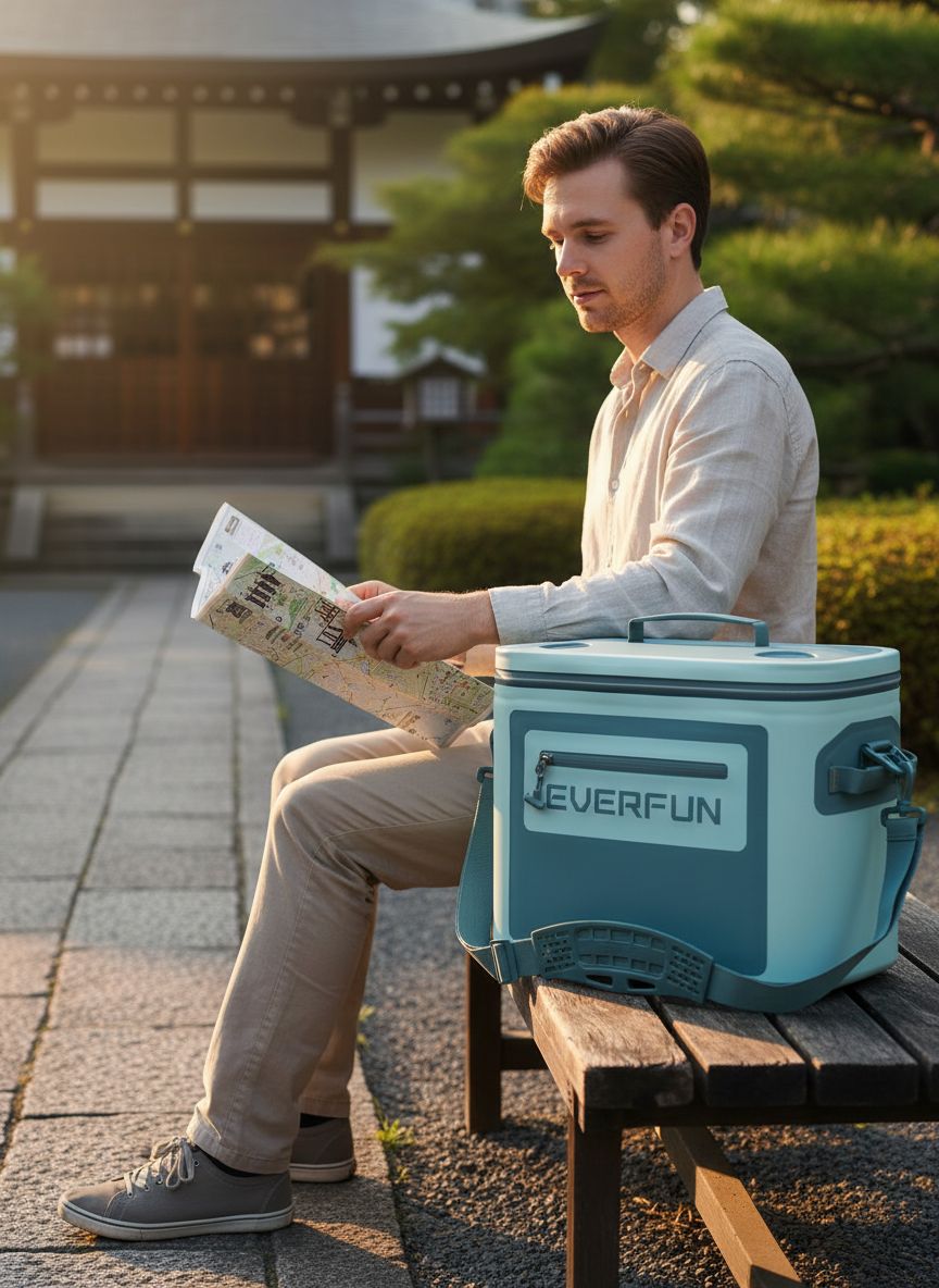 [Color] soft cooler with foam insulation, 30-can capacity, leakproof design for portable cooling — view 2