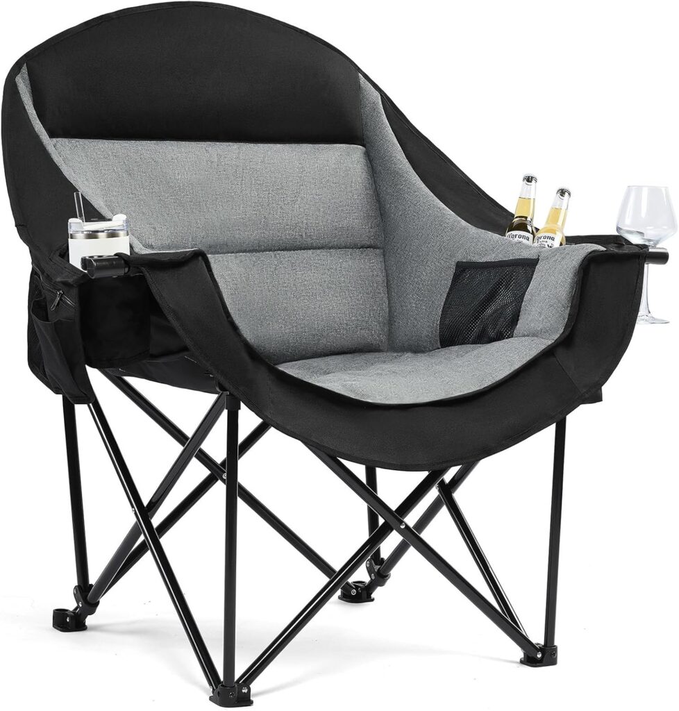 Heavy-Duty Camping Chair for Adults 500lbs 2025