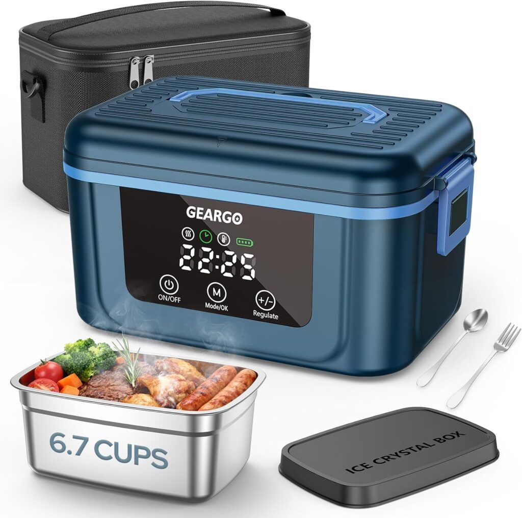 Cordless Heated Lunch Box for Road Trips 2026